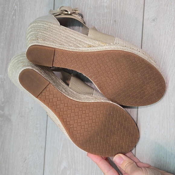 NYDJ Women's Charismasa Tan Wedge Sandals Espadrille Shoes Sz 7M - Picture 12 of 13
